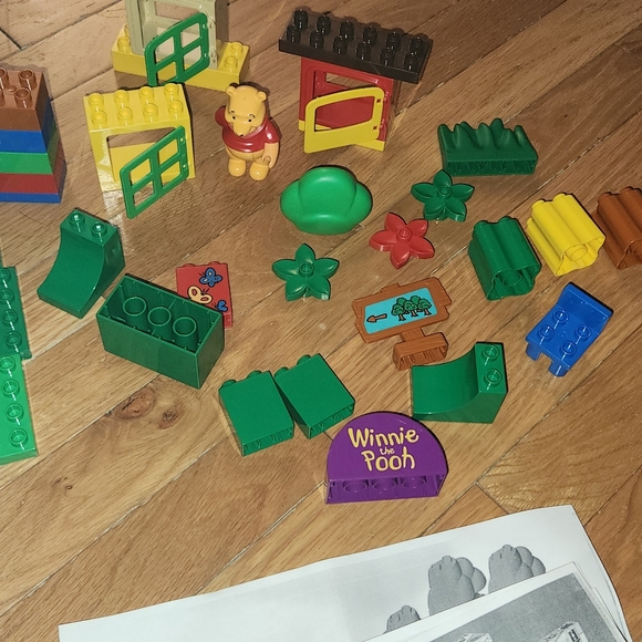 LEGO DUPLO WINNIE THE POOH PIECES 2985 & 2983 INCOMPLETE SET PARTS TREEHOUSE - Picture 12 of 16